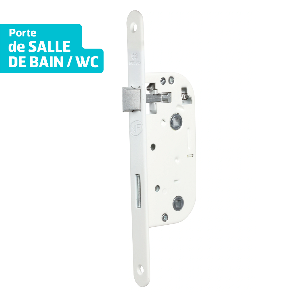 Lecteur de contrôle d’accès Bricard installé sur une porte